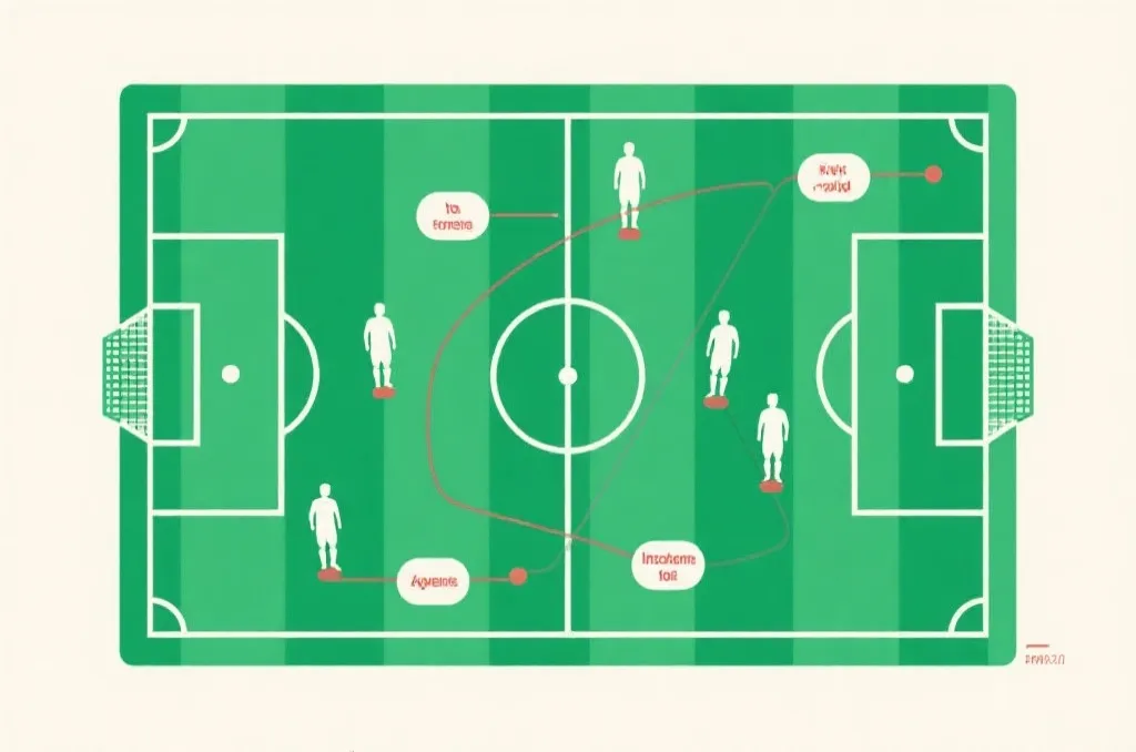 战术示意与关键球员标注